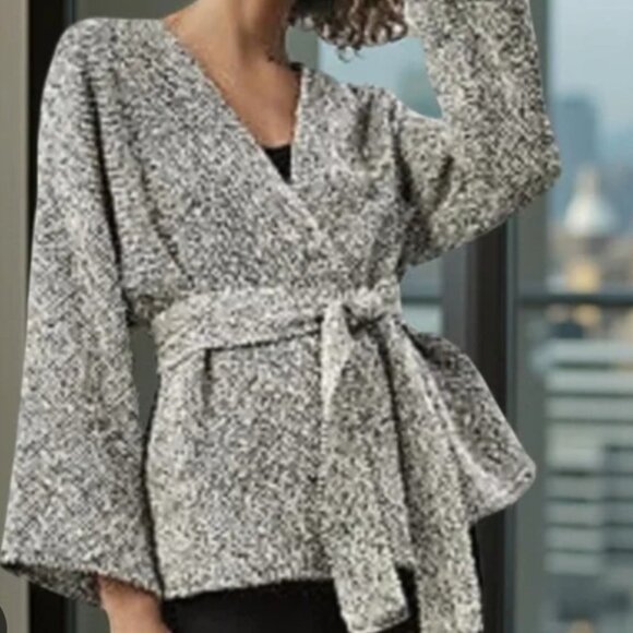 Eileen Fisher Kimono Jacket ❤️ Size L Ready for September weather - Picture 8 of 8